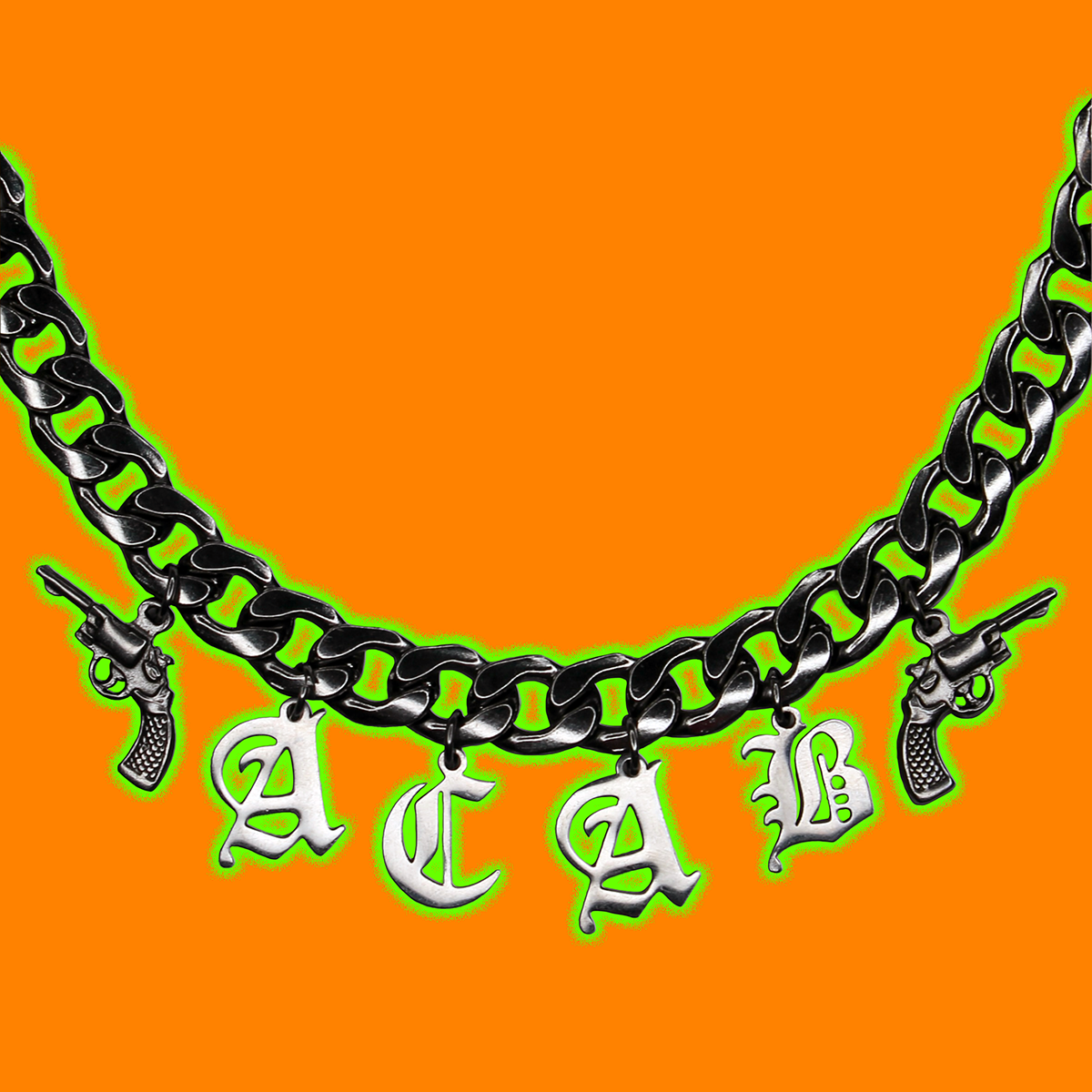 ACAB Gun Necklace